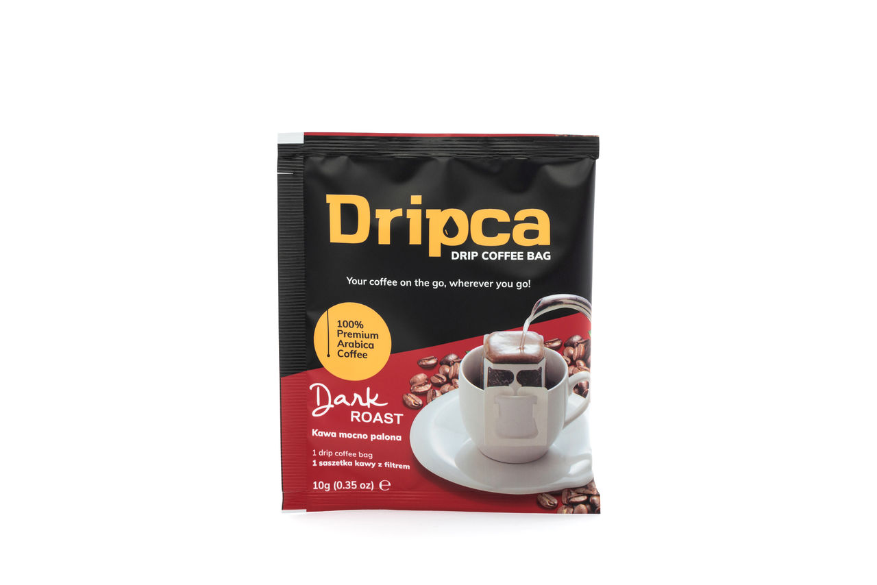 Kawa w saszetkach Dripca mocno palona - obrazek 3